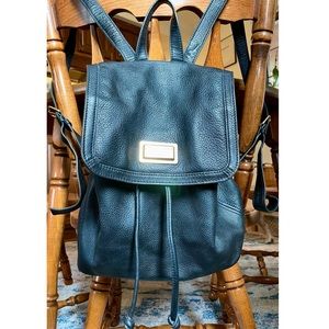 Marc by Marc Jacobs mini backpack/satchel black leather